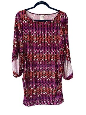 Trina Turk Swim Cover Up Pink Purple Orange NWT